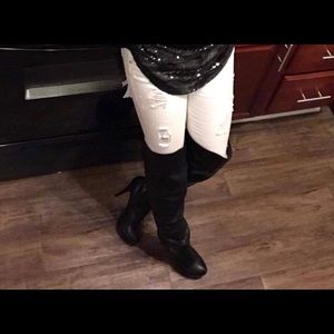 Knee High Leather Boots